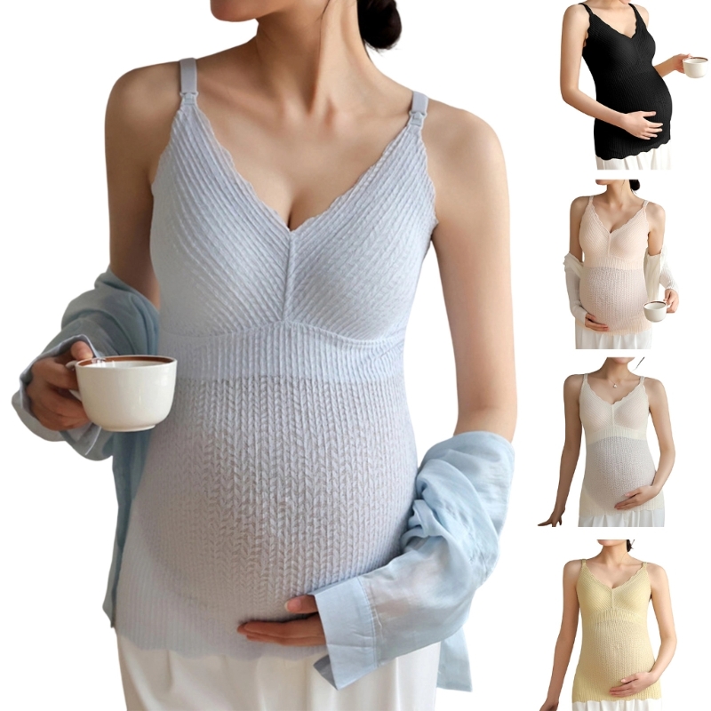 Tank Top Ribbed - Camisole d'allaitement Y4UD à texture côtelée,