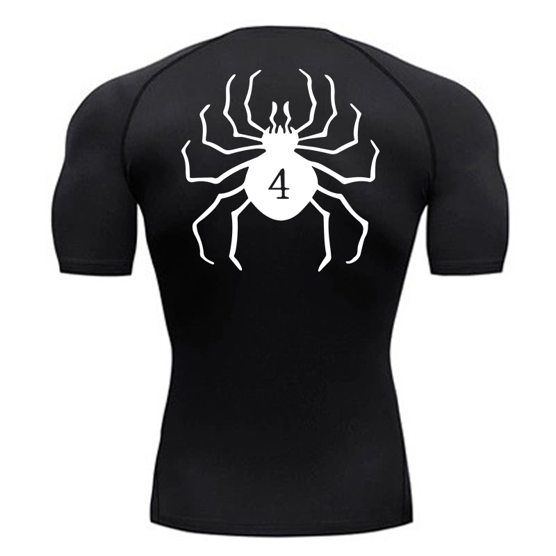 Base Layer Top - Chemises de compression à imprimé araignée