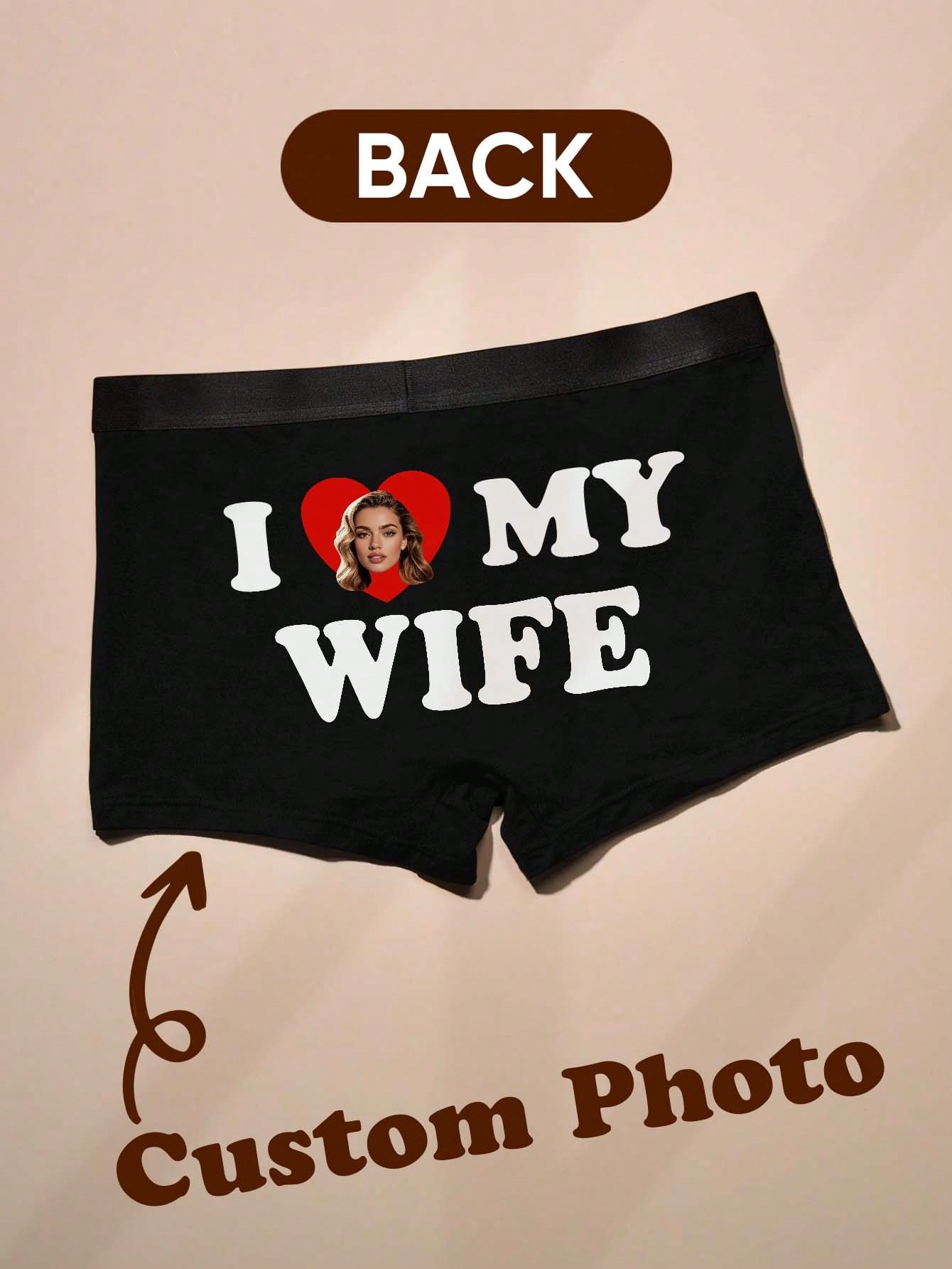 Boxer Brief Pack Cotton - Boxers personnalisés avec photo pour homme,