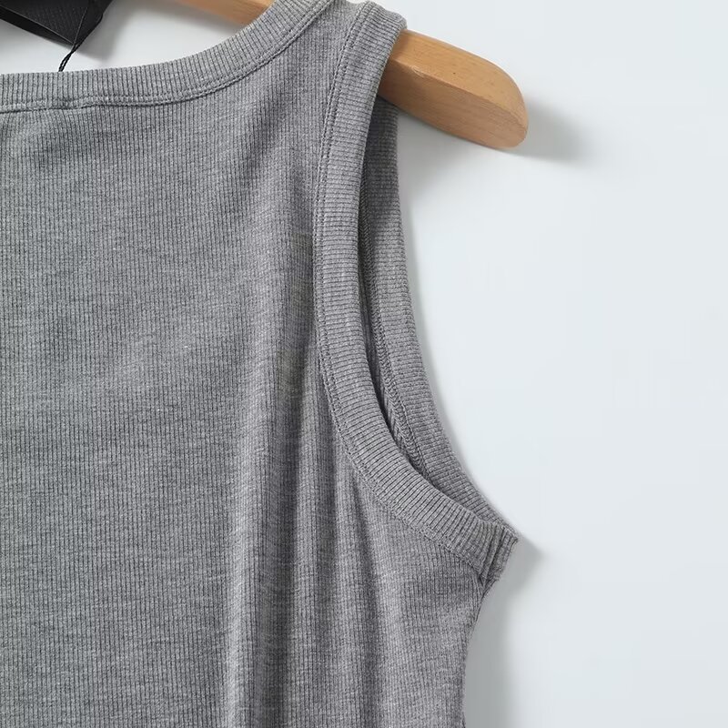 Maxdutti-T-Shirt Slim Fit pour - Tank Top Ribbed avis et prix