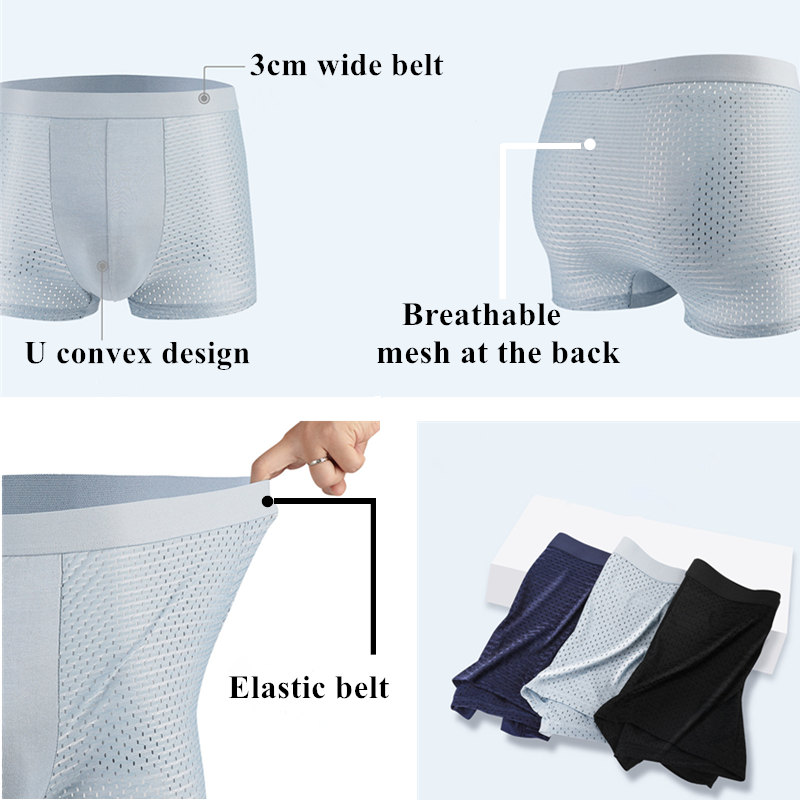 Lot de 4 pièces de sous-vêteme - Boxer Shorts Modal avis et prix