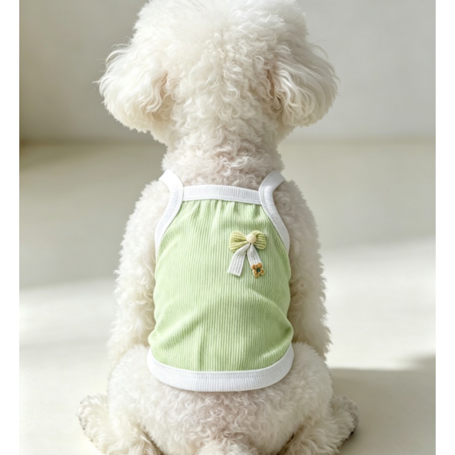 1 pièce Débardeur côtelé vert  - Tank Top Ribbed avis et prix