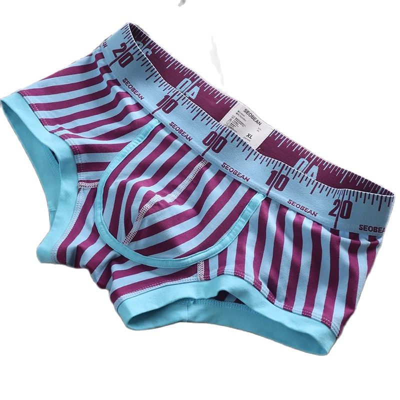 Nouveau Boxer rayé sous-vêteme - Trunk Breathable Men avis et prix
