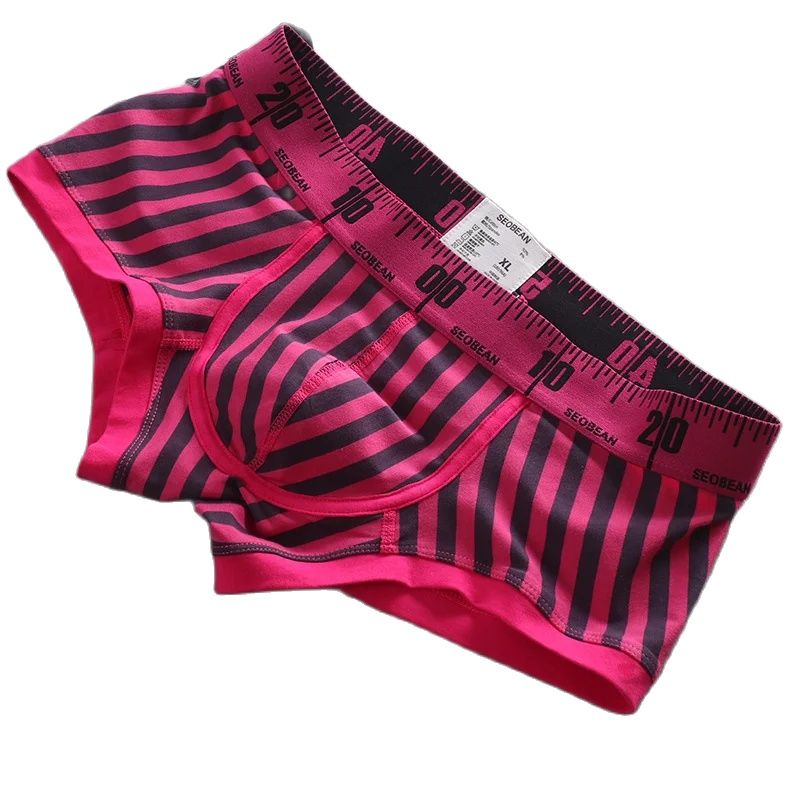 Nouveau Boxer rayé sous-vêteme - Trunk Breathable Men avis et prix