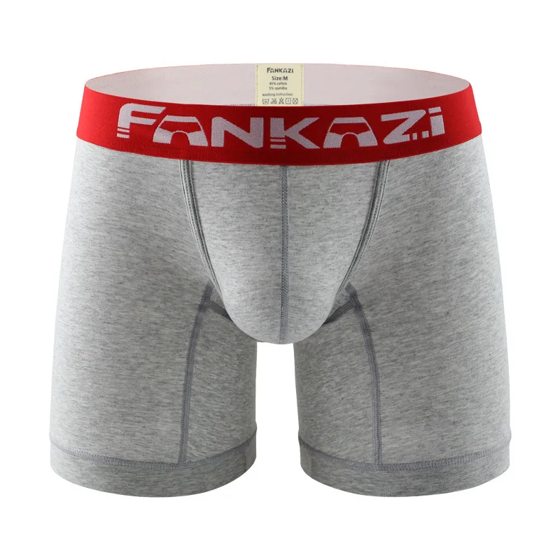 Caleçons boxers longs en coton - Long Leg Trunk Men avis et prix