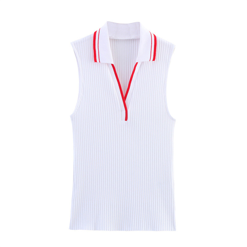 Débardeur polo côtelé pour fem - Tank Top Ribbed avis et prix